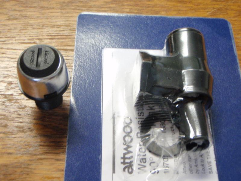 Buy GAS TANK VENT 23 664193 ATTWOOD FUEL FILL VENT BLACK WITH STAINLESS