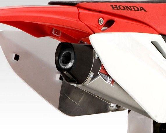 Vance & hines xcr slip on muffler stainless/aluminum for honda crf250r/x