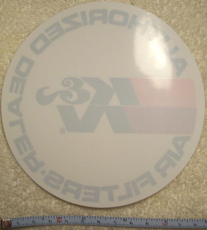  k&n air filter racing stickers - authorized dealer window decal