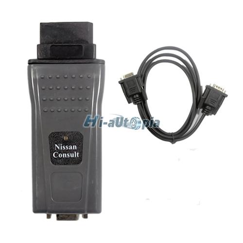 Diagnostic interface for 14pin rs232 cable consult port of nissan vehicles
