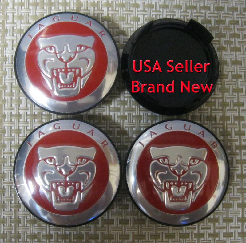 Buy Jaguar Wheel Center RED caps S TRPE X TYPE XK XF XK8 USA Seller