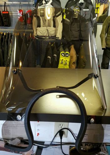 Parabellum sport-touring windshield fits triumph bonneville low 18" tinted