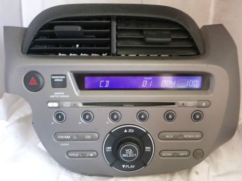 09 10 11 Honda Fit Radio Cd MP3 Player & Theft Code 39100-TK6-A012, image 1