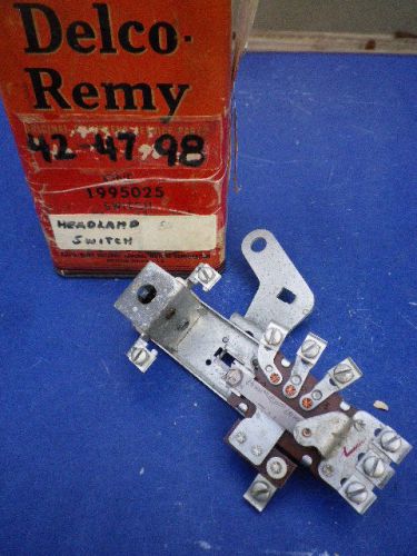 Nos gm delco 42 1942 46 1946 47 1947 olds headlight switch 6 volt - series 98