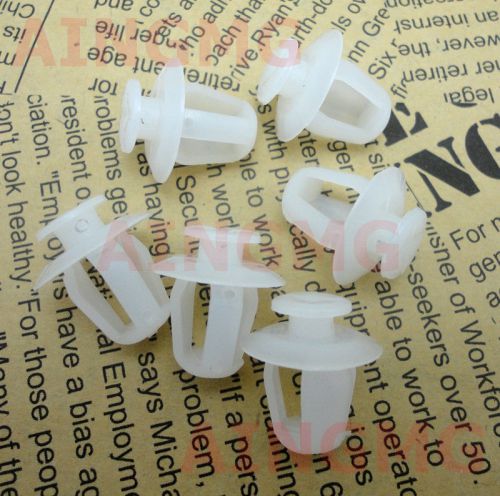 100pcs nylon front bumper push-type retainer 20x13x10mm for honda 91505-s9a-003