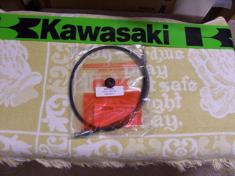 Kawasaki h1/h2 new tachometer cable-tach cable with grommet-free freight-new 