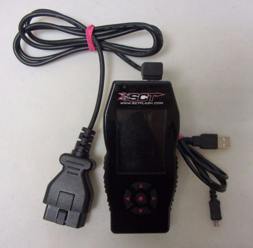 Sct x4 power flash handheld vehicle programmer 7015 (ford) married locked as is