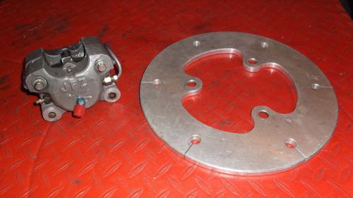 Sprint car race car vintage front brake caliper w/ rotor