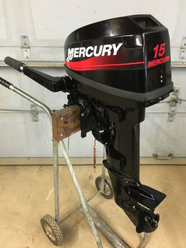 15 hp MERCURY TILLER Outboard boat motor SHORT SHAFT - TWO STROKE - 15hp 9.9 20, image 2