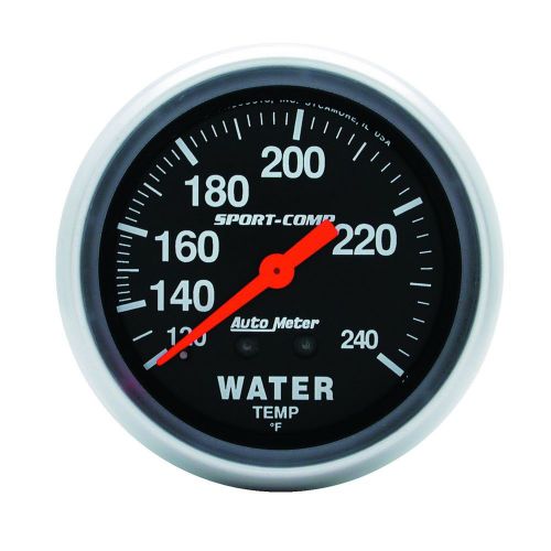 Auto meter 3433 sport-comp; mechanical water temperature gauge