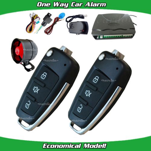 Universal1 way car security alarm shock alarm and anti-hijacking protection