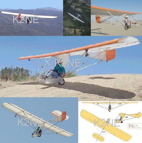 Complete ultralight glider plans on cd with extras!! k2ne web store