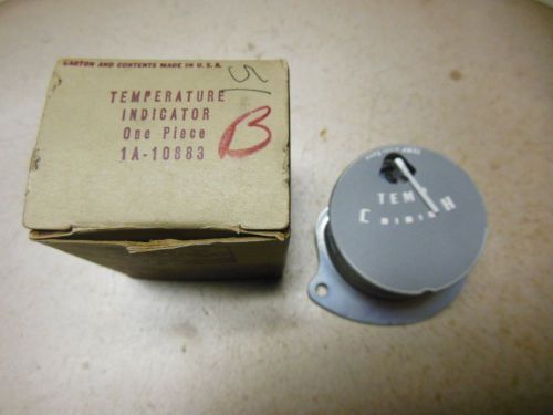 1951 ford nos water temperature dash gauge #1a-10883b  white needle