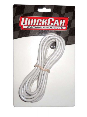 Quickcar racing products 14 gauge white 10 ft wire p/n 57-2361