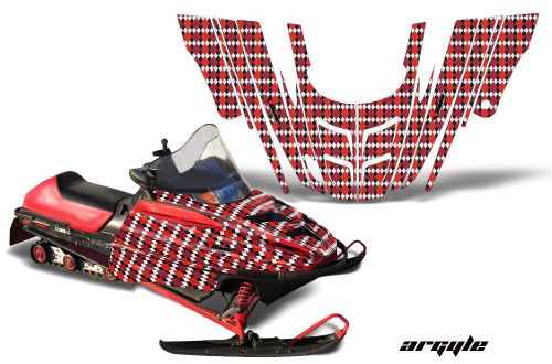 Amr racing sled wrap polaris 700xc 800xcr 600rmk snowmobile graphic kit argyle r