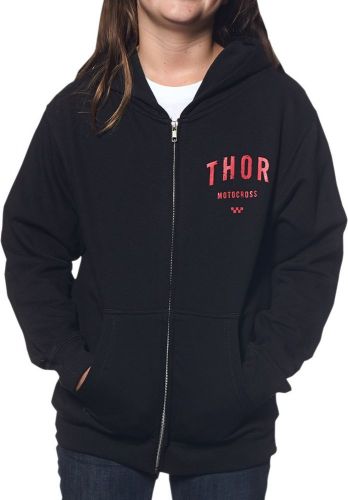 Thor 3052-0350 fleece s6g zip shop bk md