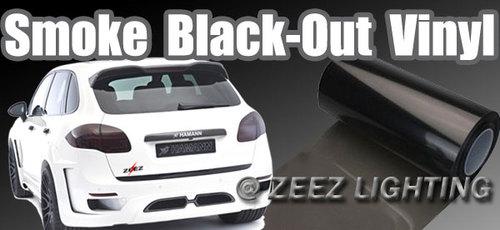 Smoke Black-Out Taillight Tint Smoked Head Fog Tail Light Tinted Vinyl Film R, US $7.99, image 2