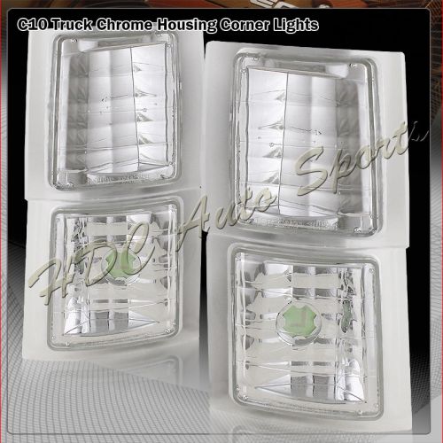 Buy For 19951999 Chevy Tahoe Chrome Housing Clear Lens Turn Signal