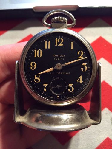 Vintage original automobiles dash mounting part for time