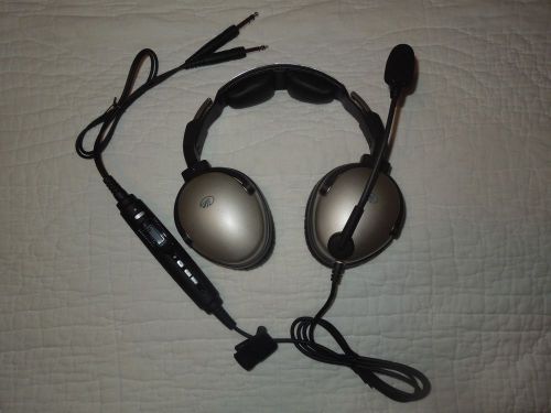 Lightspeed zulu anc enc aviation headset-refurbished-2 plug-bluetooth