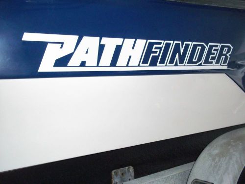 Pathfinder boat decals - fits many models 4" x 33" ( set of 2 decals)