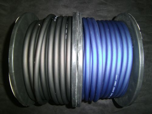6 gauge awg wire cable 35 ft 25 blue 10 black 12 v power ground stranded primary