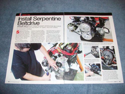 Ford small block vintage air serpentine beltdrive install how-to article