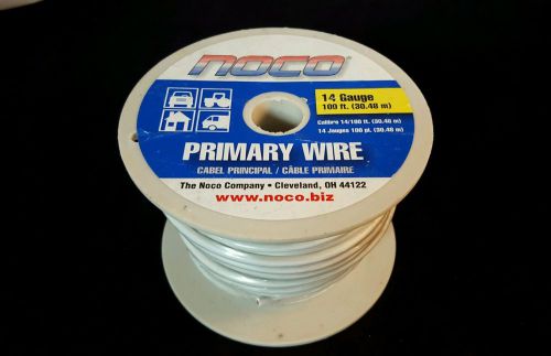 14 gauge white 100 ft primary wire stranded