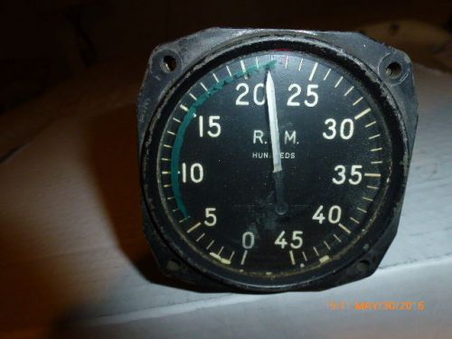 Wwii general electric e-13 aircraft engine tachometer