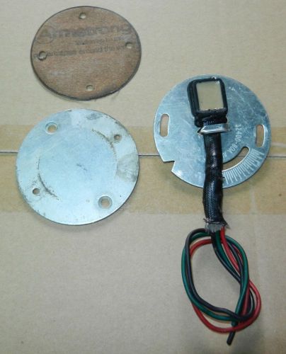 Harley shovelhead/evolution ignition sensor (oem #32400-80a) cover plate, gasket