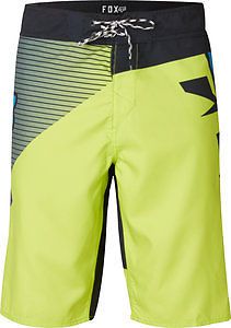Fox racing diamond mens boardshorts day glo green