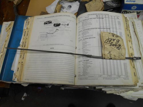 Nos mopar engine oil dipstick - 1963-1969 six cylinder - p/n 2658697