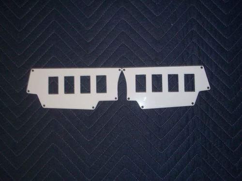 Polaris rzr / xp1000 / xp1k 8 hole switch panels white