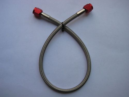 Nos/nitrous/nx/zex/holley/big-pro shot-cheater 4an x 4an x18" red line/hose kit