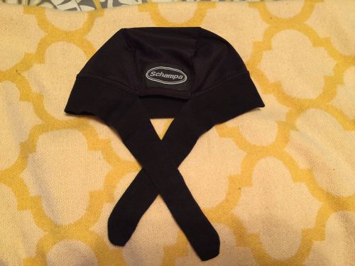 Schampa mesh head wrap skull cap black one size fits most