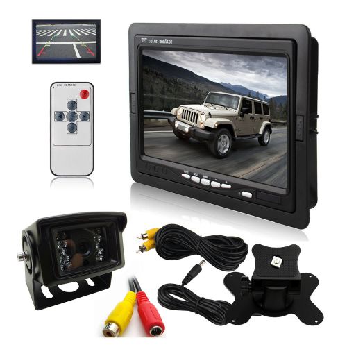 Hd 7" tft lcd monitor+truck bus trailer reversing camera night vision waterproof