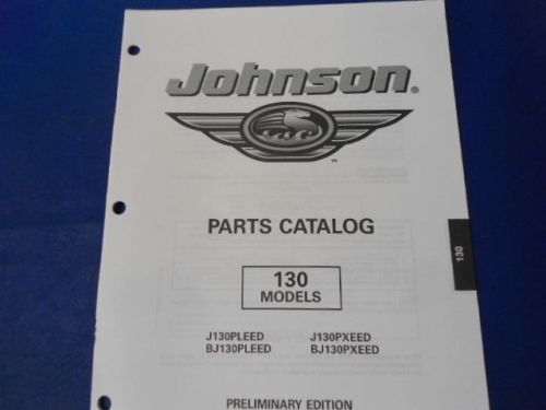 1998  johnson parts catalog , 130 models