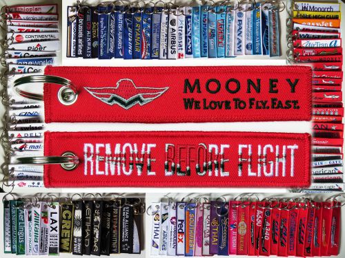 Mooney keychain keyring tag remove before flight part owner we.love-to.fly.fast