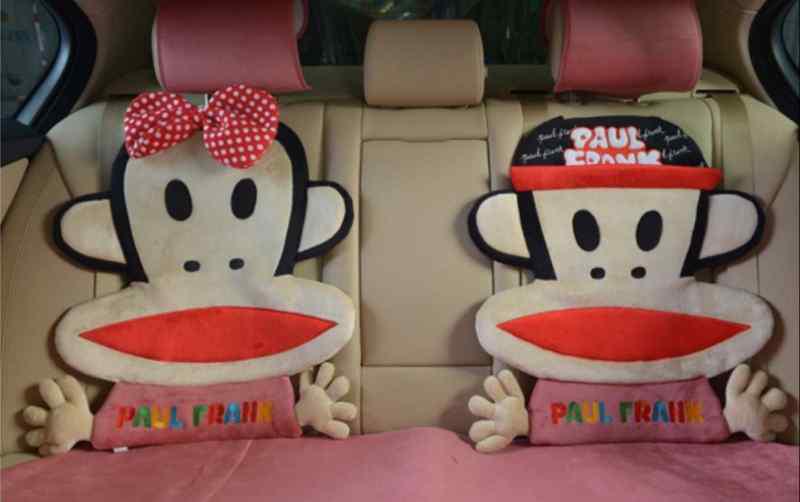 14PC-soft plush cartoon mouth monkey design car seat cushion, US $180.00, image 3