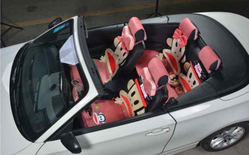 14PC-soft plush cartoon mouth monkey design car seat cushion, US $180.00, image 5