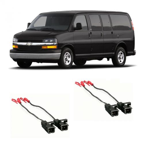 Fits chevy express van 1996-2007 factory speaker replacement connector harness