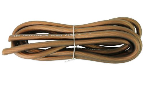 Rockville r8g6b 6' foot 8 gauge black car amp power/ground cable install wire