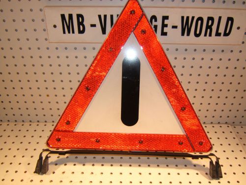 Mercedes w126,w116,w123 safety euro reflector folding oem 1 traingle, 0005905412