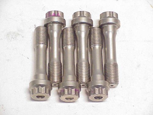 6 carr 12 point connecting rod bolts sps 32 - 3/8-24 x 1.600" carrillo  jh57