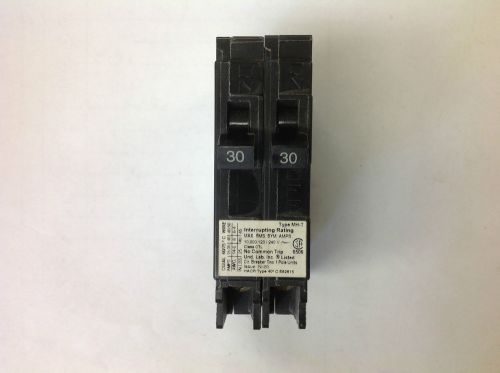 Double 30 and 30 amp toggle type rv breaker br30/30