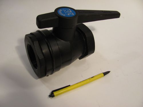 R c marine    1&amp;1/2 &#034;  inline ball valve composite