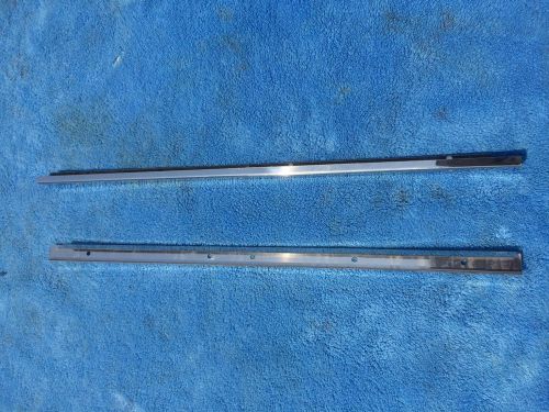 1955 1956 1957 chevy nomad liftgate trim rubber retainer polished