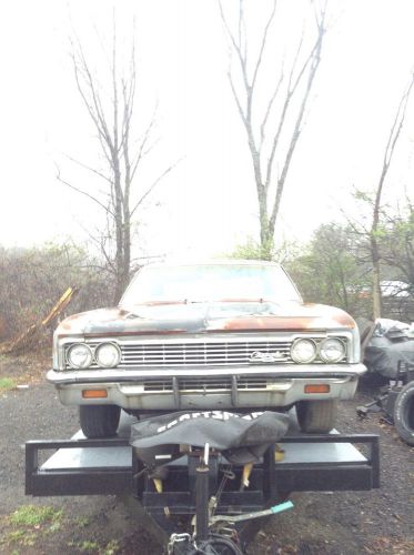 1966 chevy caprice two door sedan two cars