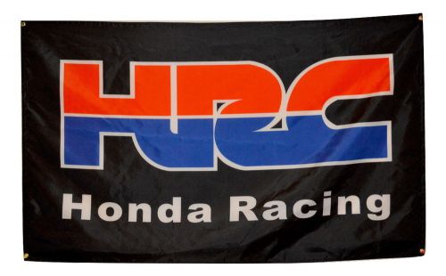 Hrc flag 3x5 honda racing company banner poster motorcycle 600rr 1000rr repsol