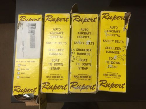 Aircraft seat belts 4 each